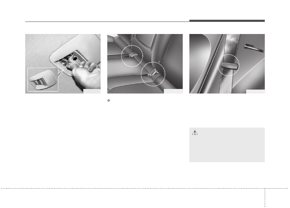 Safety features of your vehicle | KIA Sportage 2011 User Manual | Page 38 / 385