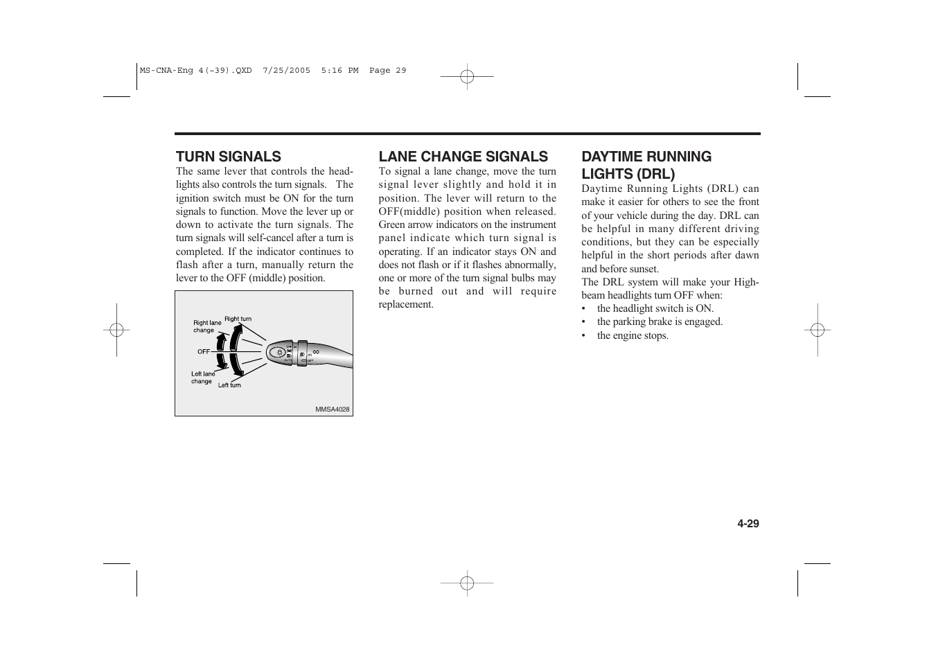 KIA Magentis 2006 User Manual | Page 108 / 225