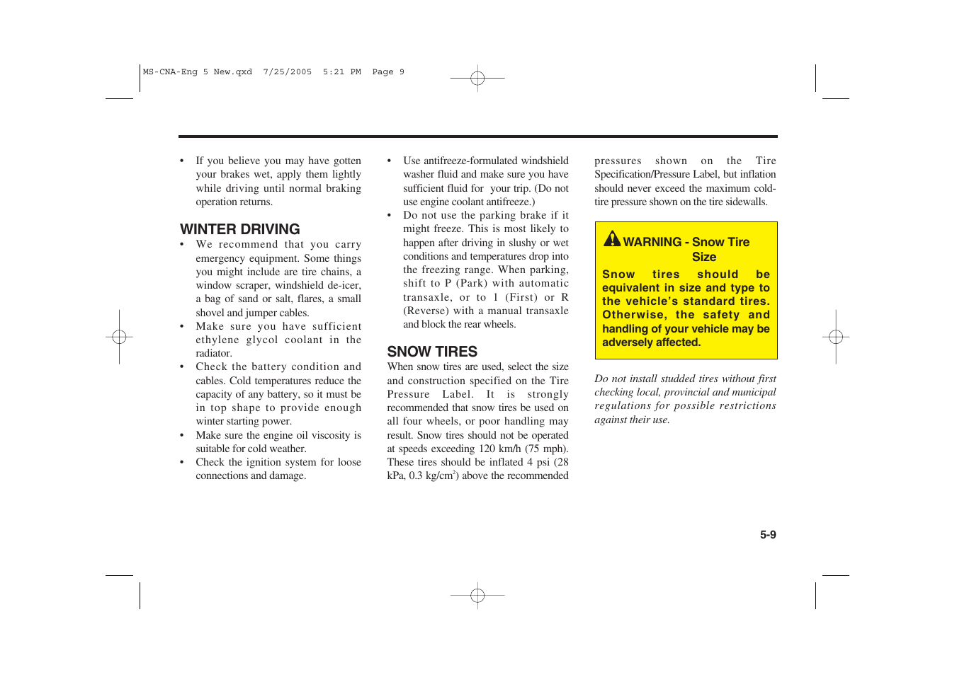 KIA Magentis 2006 User Manual | Page 145 / 225