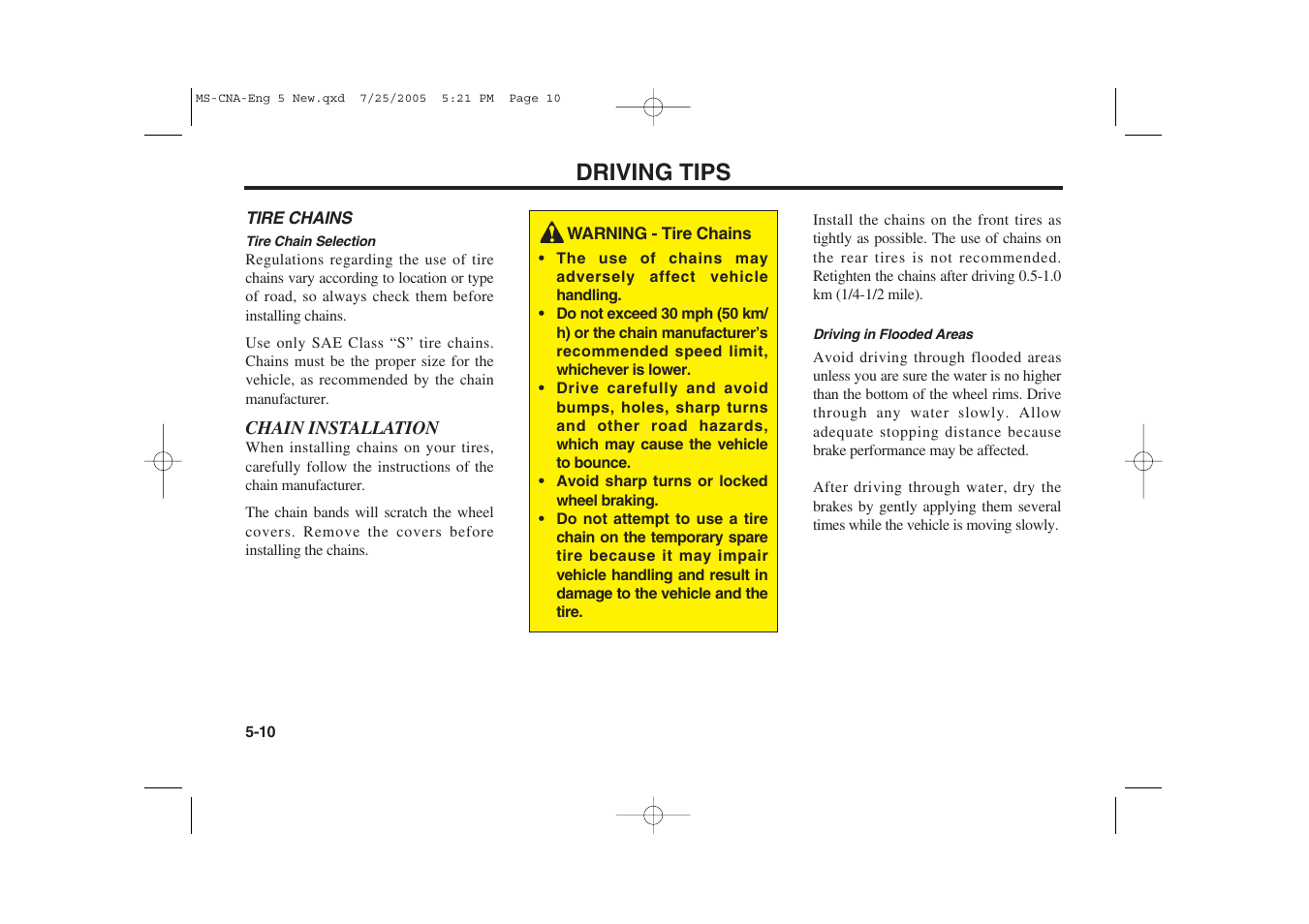 Driving tips | KIA Magentis 2006 User Manual | Page 146 / 225