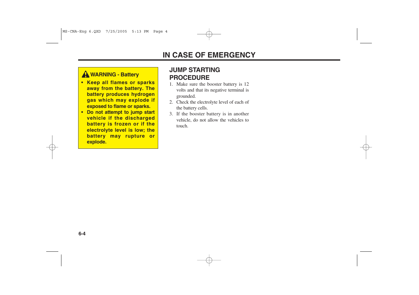 KIA Magentis 2006 User Manual | Page 155 / 225