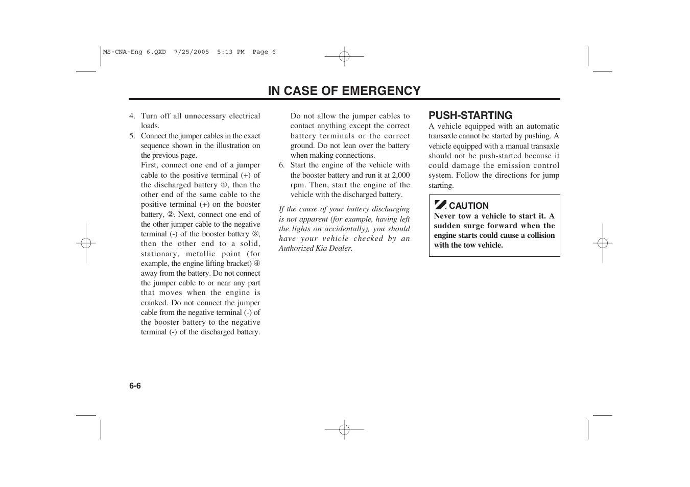 KIA Magentis 2006 User Manual | Page 157 / 225