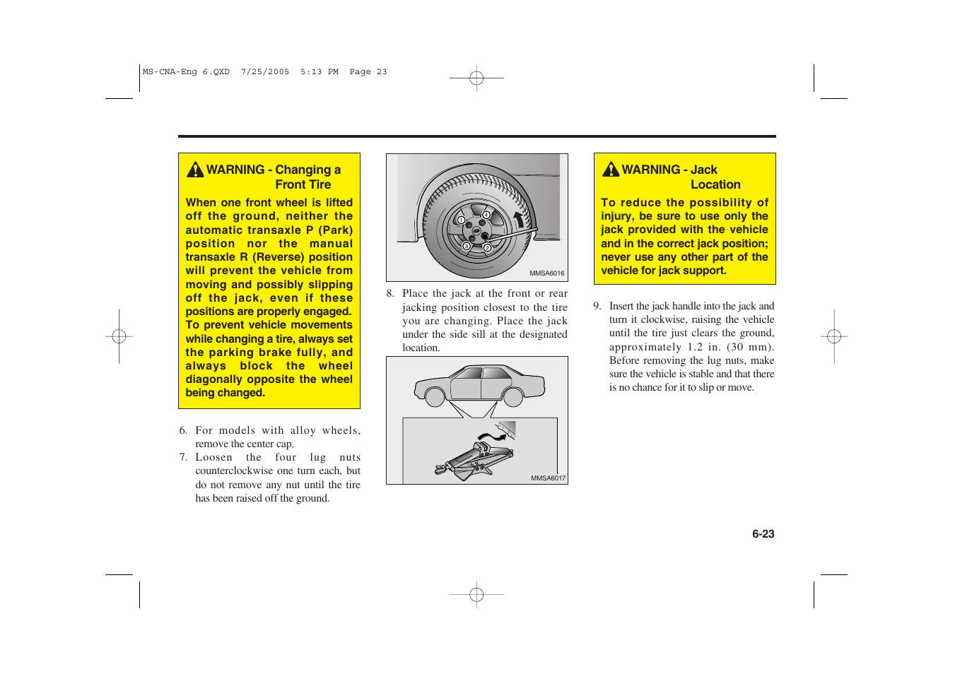 KIA Magentis 2006 User Manual | Page 174 / 225