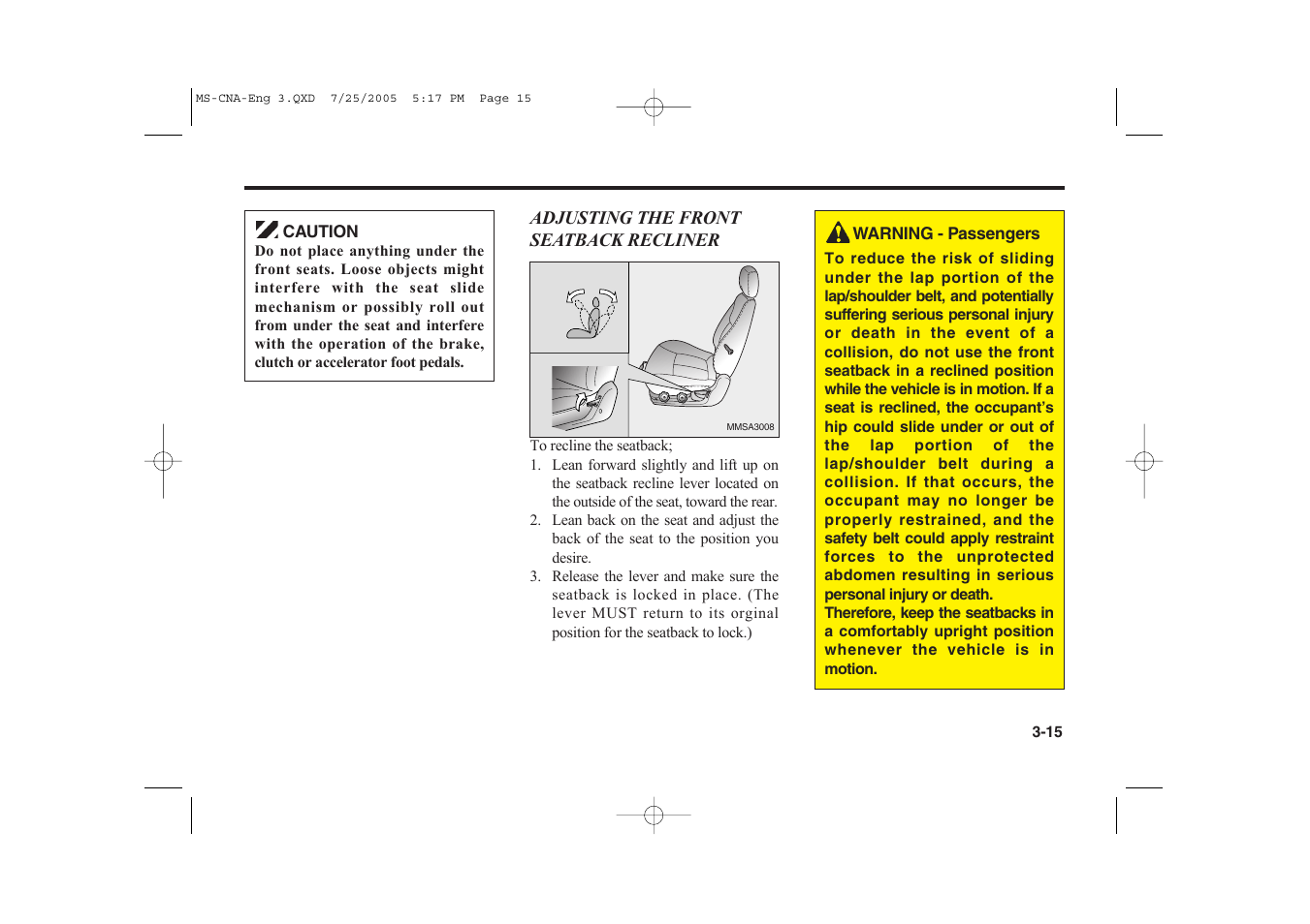 KIA Magentis 2006 User Manual | Page 24 / 225