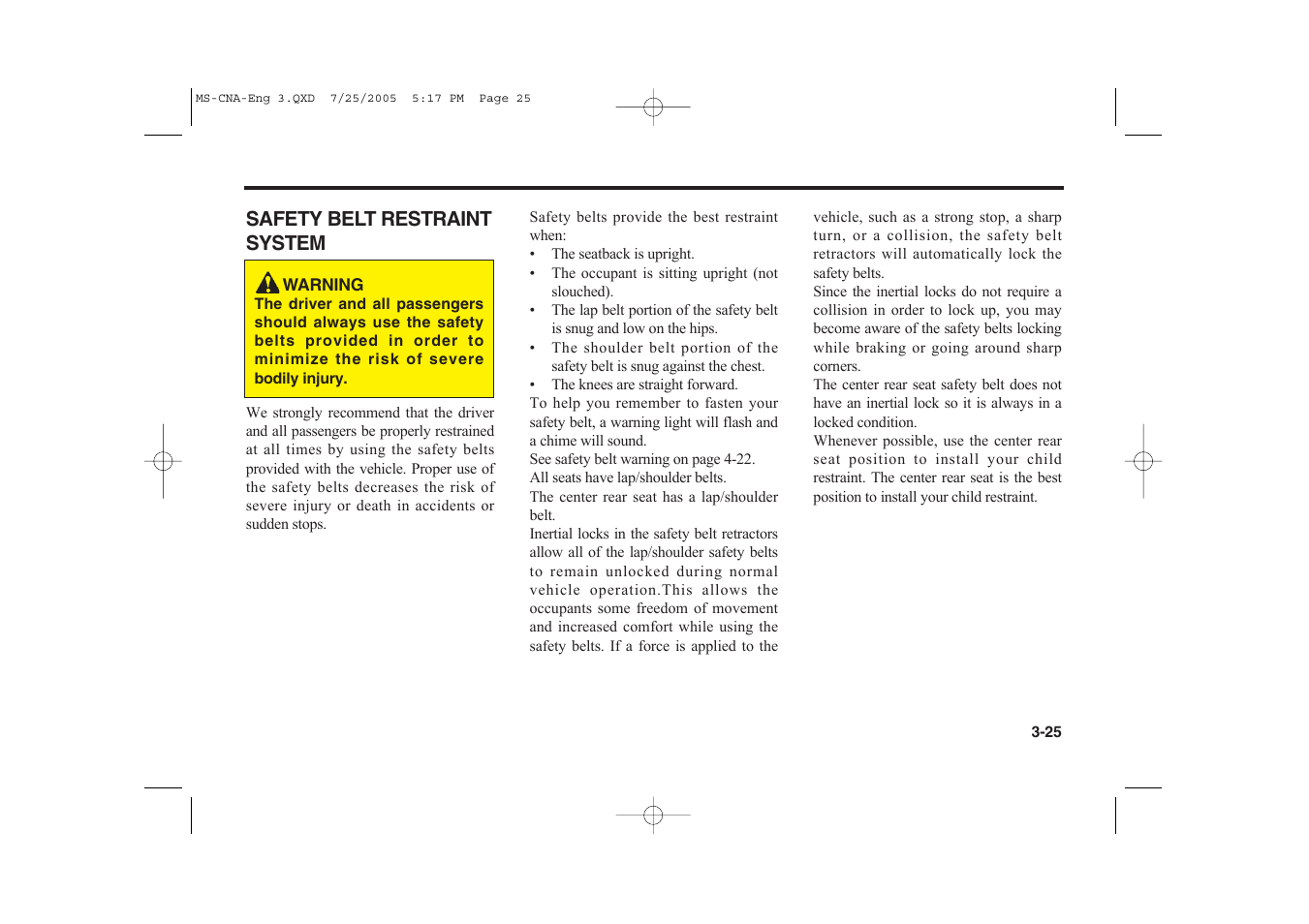 KIA Magentis 2006 User Manual | Page 34 / 225