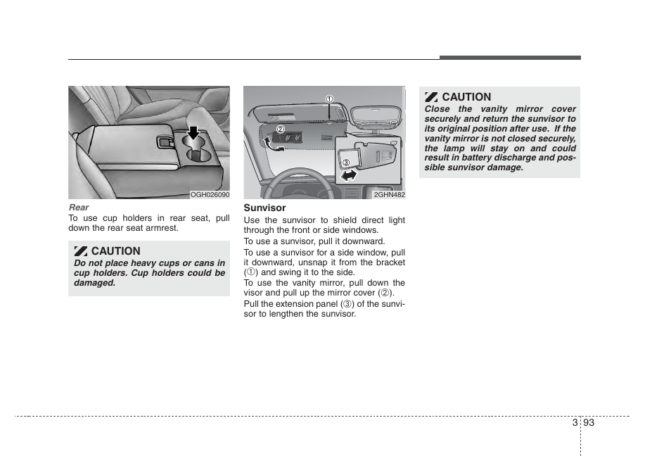 KIA Amanti 2008 User Manual | Page 103 / 283