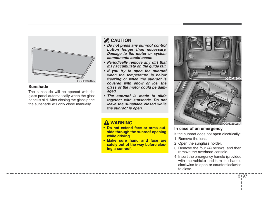 Knowing your vehicle | KIA Amanti 2008 User Manual | Page 107 / 283