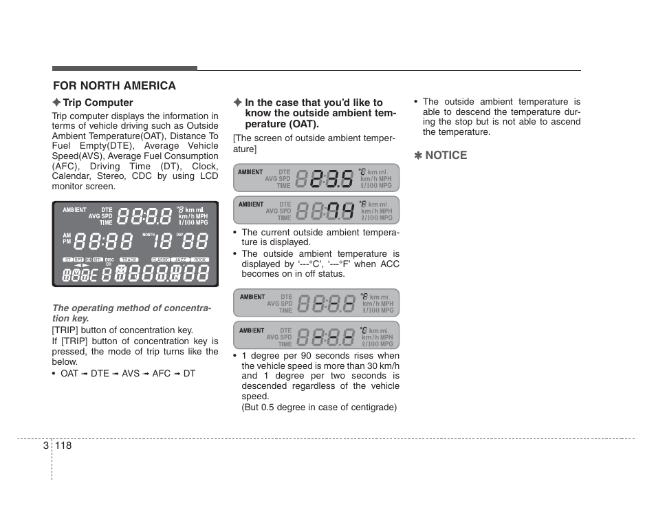 KIA Amanti 2008 User Manual | Page 128 / 283