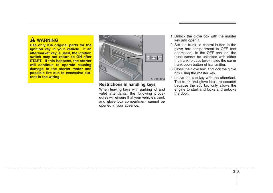 Knowing your vehicle | KIA Amanti 2008 User Manual | Page 13 / 283