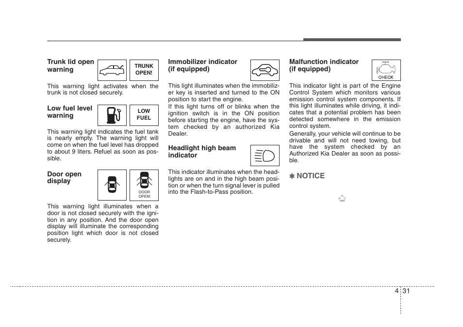 KIA Amanti 2008 User Manual | Page 162 / 283