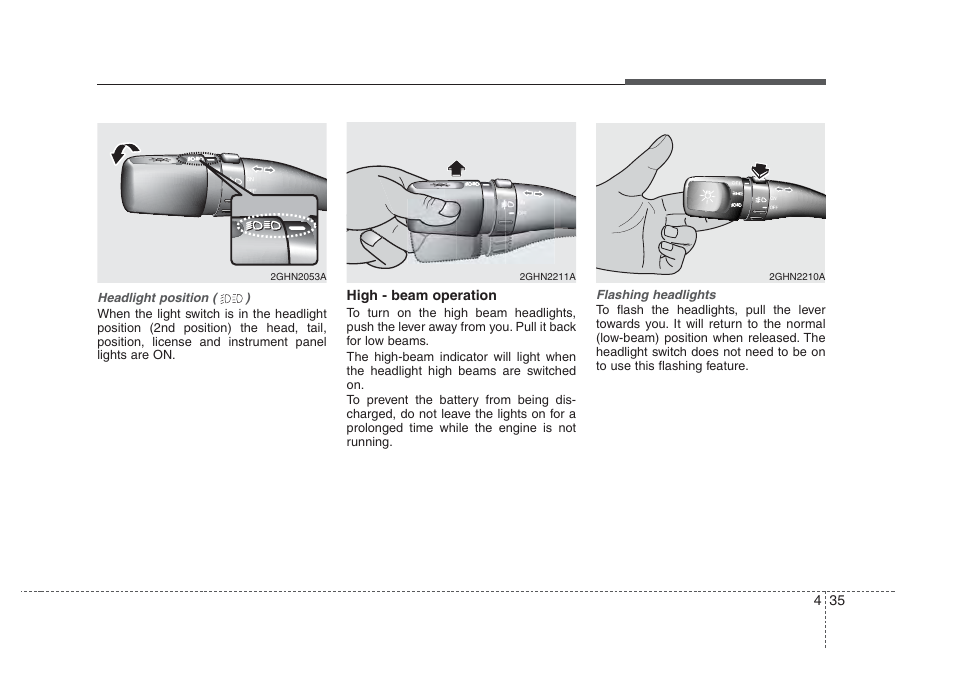 Driving your vehicle | KIA Amanti 2008 User Manual | Page 166 / 283