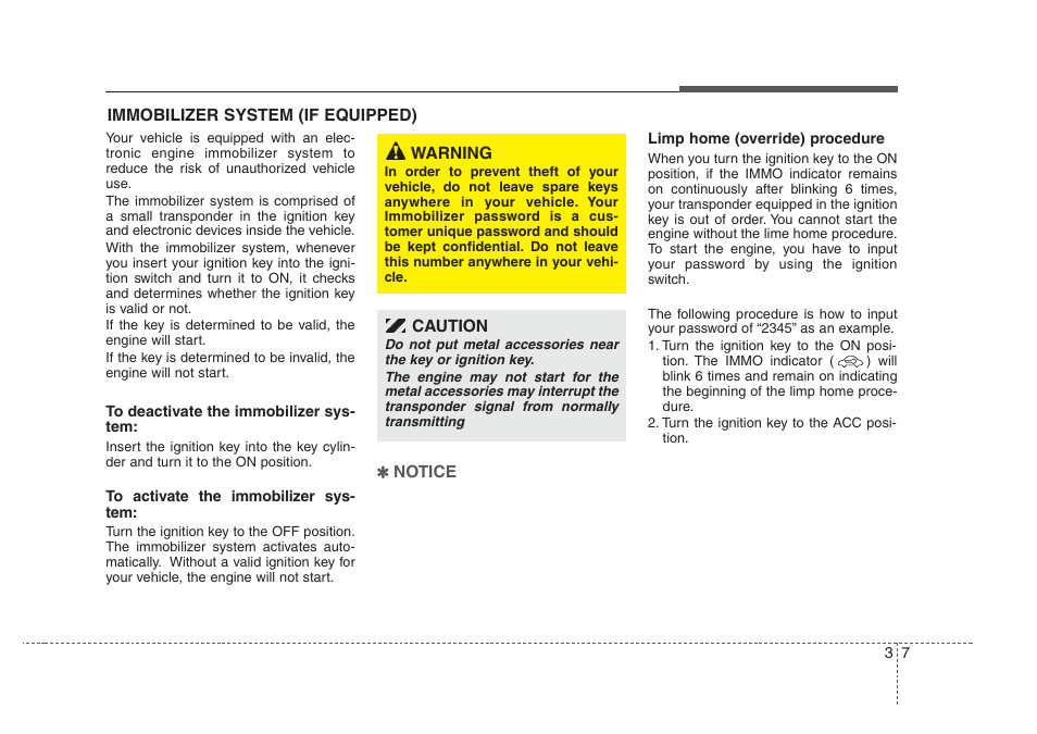 KIA Amanti 2008 User Manual | Page 17 / 283