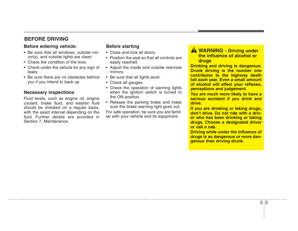 KIA Amanti 2008 User Manual | Page 189 / 283