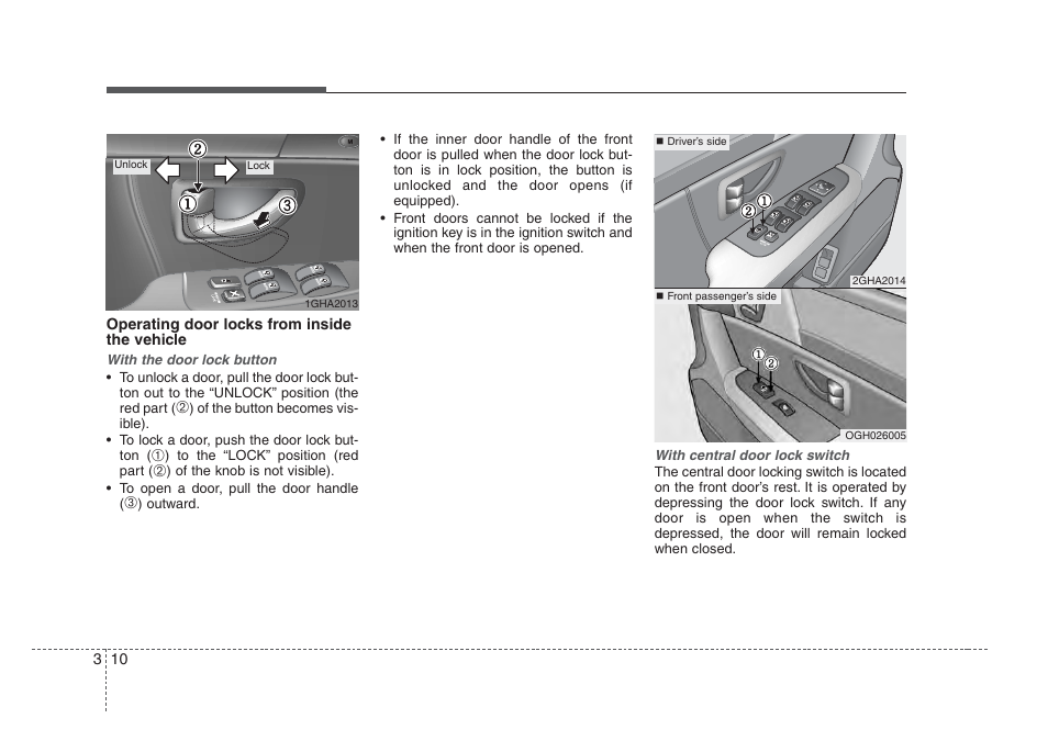 Knowing your vehicle | KIA Amanti 2008 User Manual | Page 20 / 283