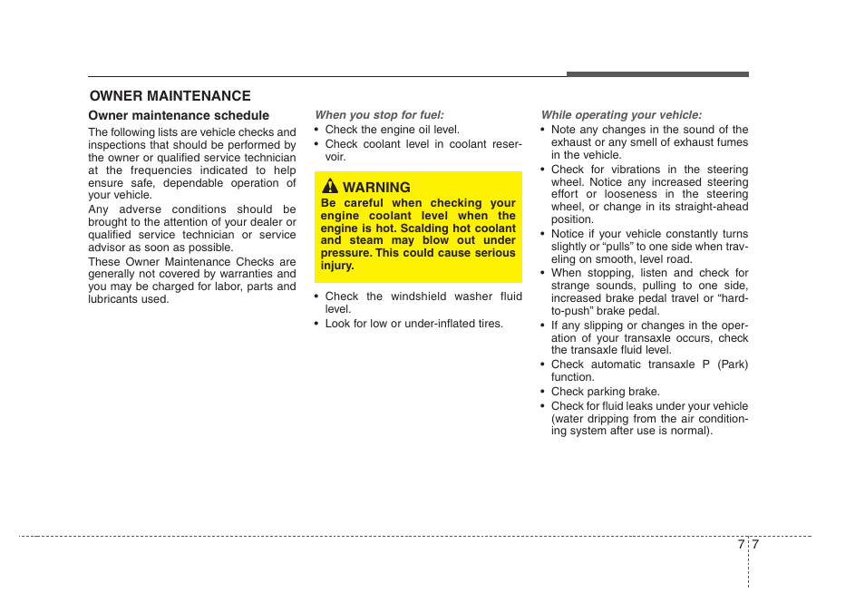 Maintenance | KIA Amanti 2008 User Manual | Page 242 / 283