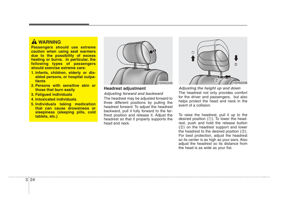 KIA Amanti 2008 User Manual | Page 34 / 283