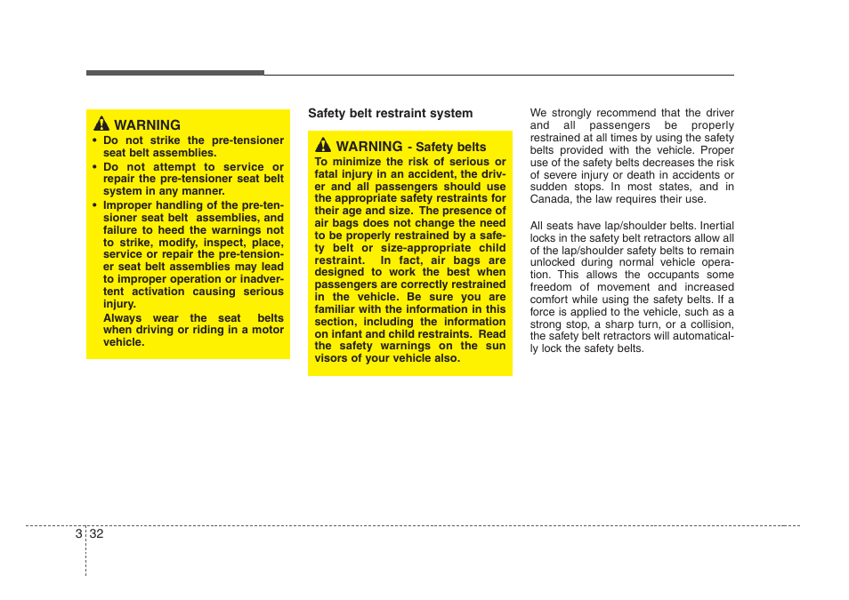 KIA Amanti 2008 User Manual | Page 42 / 283