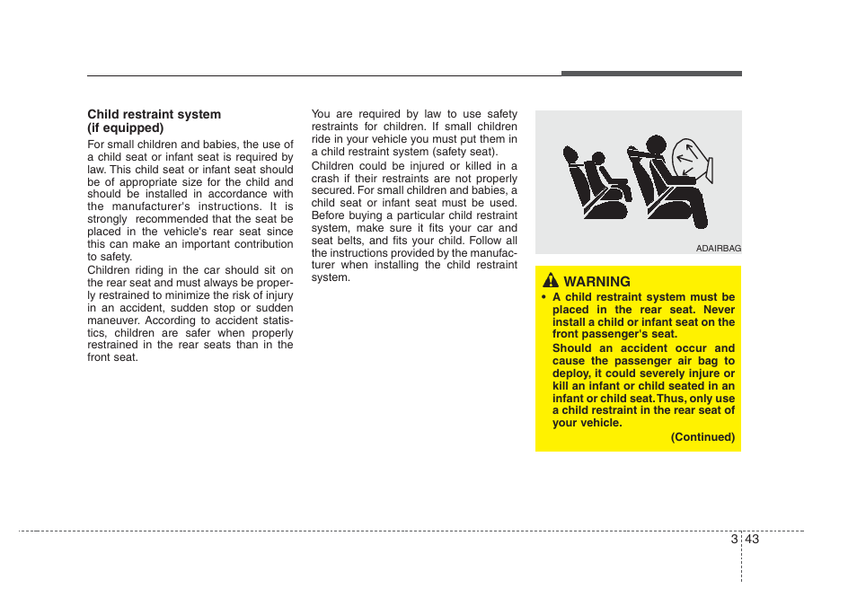 KIA Amanti 2008 User Manual | Page 53 / 283