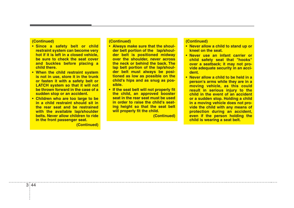 Knowing your vehicle | KIA Amanti 2008 User Manual | Page 54 / 283