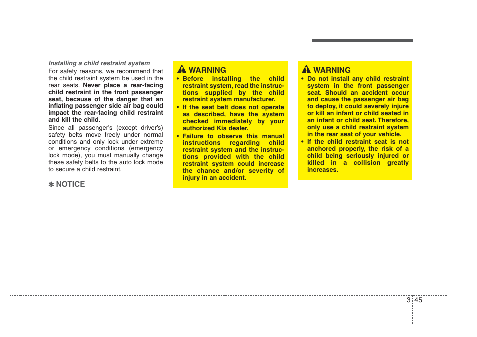 KIA Amanti 2008 User Manual | Page 55 / 283