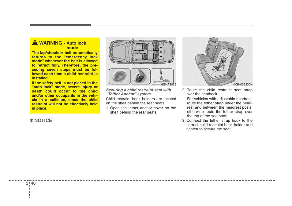 KIA Amanti 2008 User Manual | Page 58 / 283