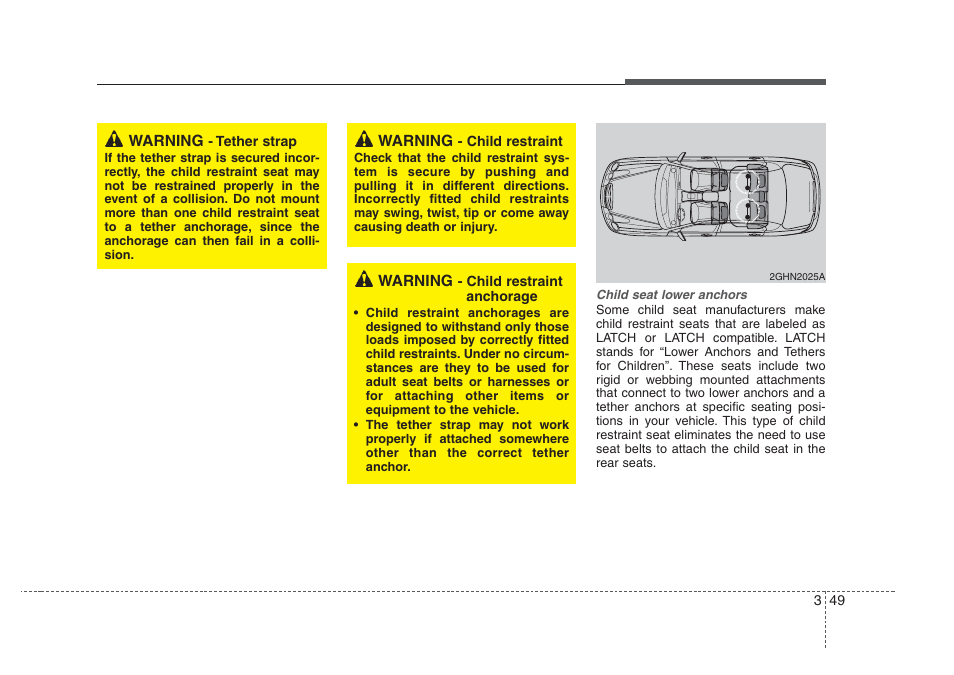 KIA Amanti 2008 User Manual | Page 59 / 283