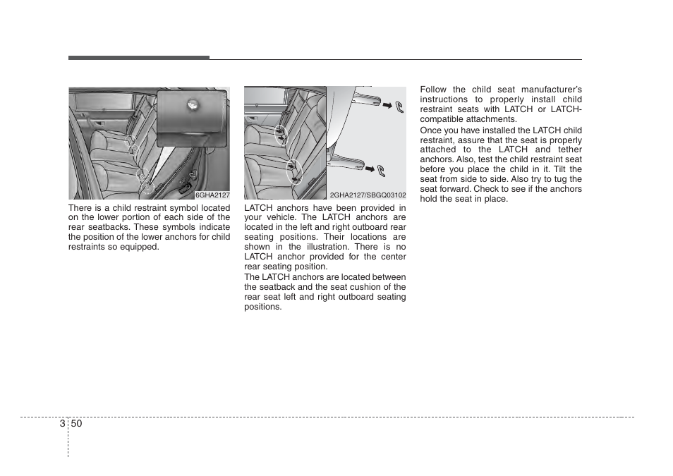 Knowing your vehicle | KIA Amanti 2008 User Manual | Page 60 / 283