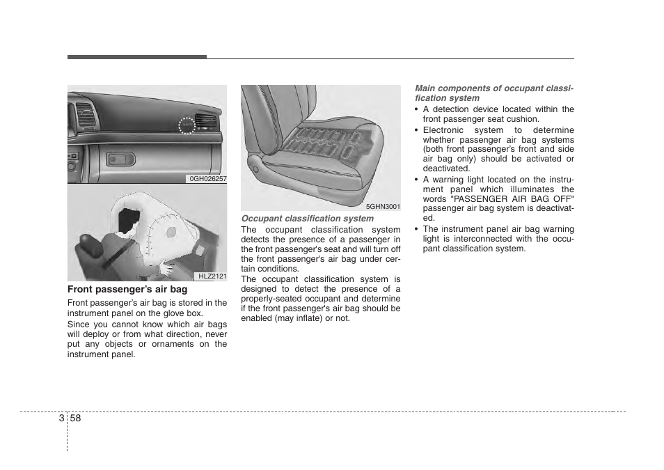 Knowing your vehicle | KIA Amanti 2008 User Manual | Page 68 / 283