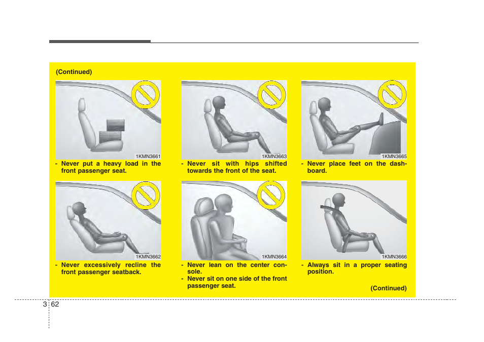 Knowing your vehicle | KIA Amanti 2008 User Manual | Page 72 / 283