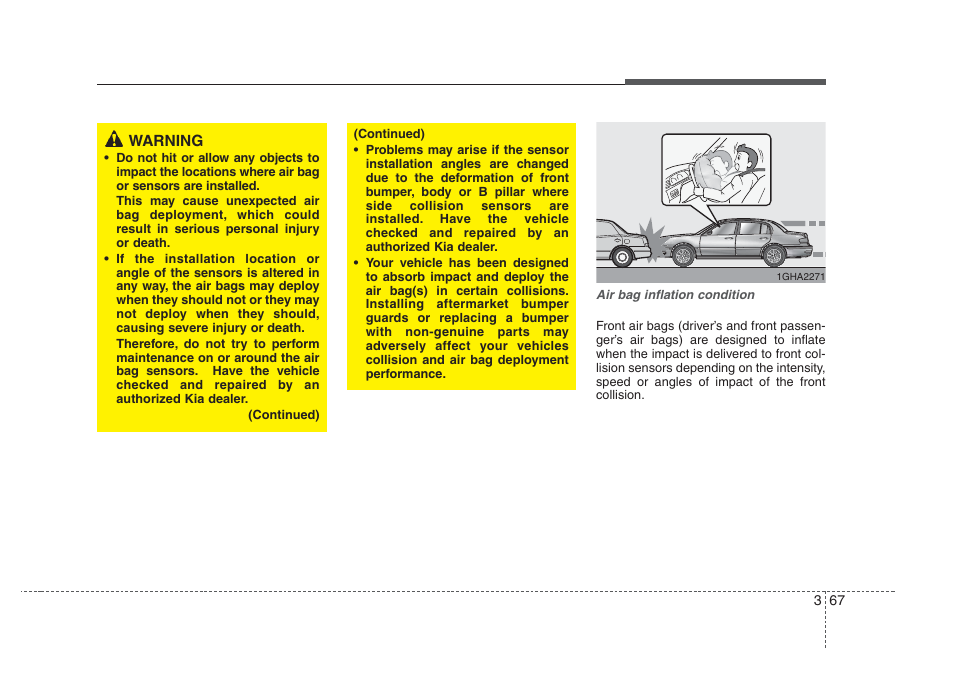 Knowing your vehicle | KIA Amanti 2008 User Manual | Page 77 / 283