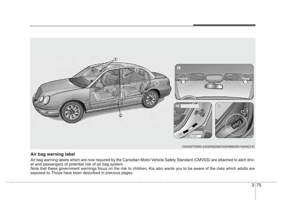 KIA Amanti 2008 User Manual | Page 85 / 283