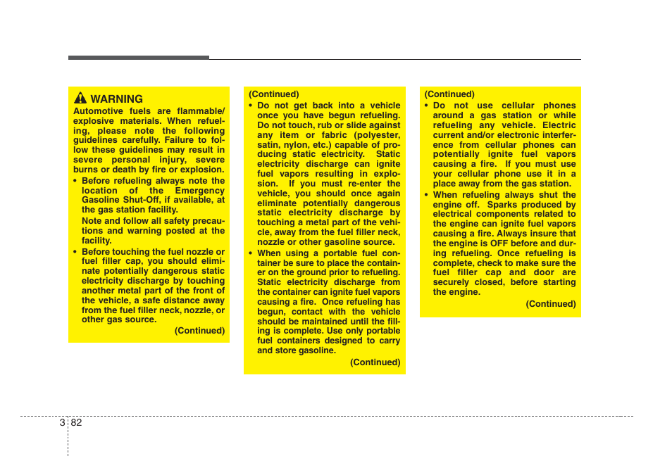 Knowing your vehicle | KIA Amanti 2008 User Manual | Page 92 / 283