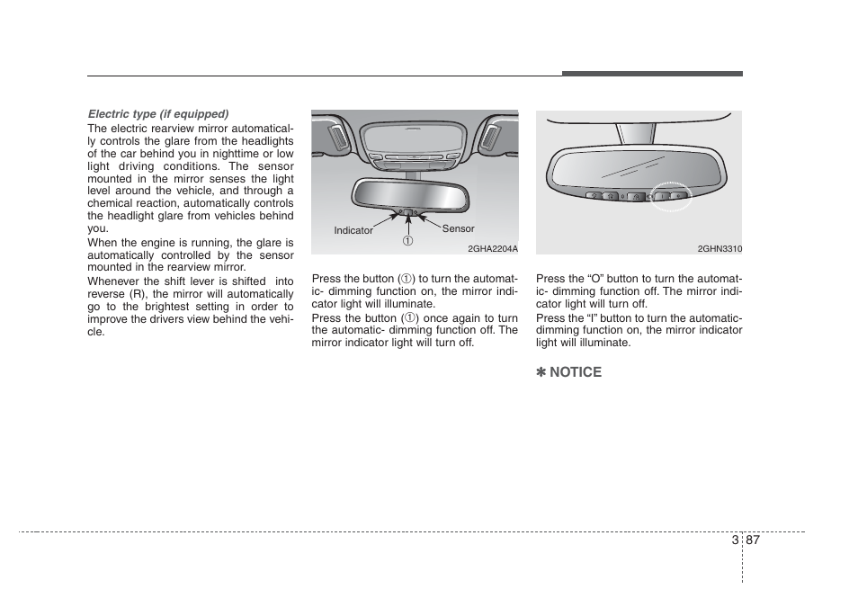 KIA Amanti 2008 User Manual | Page 97 / 283