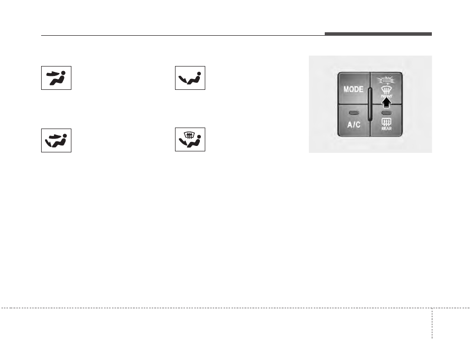 Features of your vehicle | KIA Sedona 2014 User Manual | Page 174 / 382