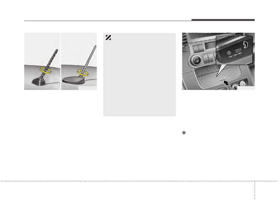 Features of your vehicle | KIA Sedona 2014 User Manual | Page 204 / 382