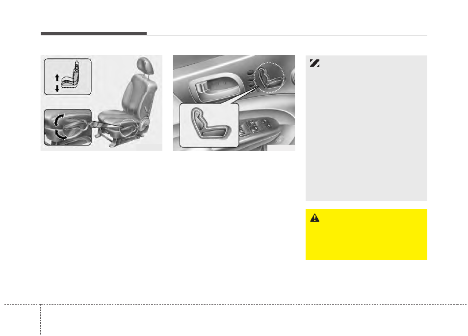 Features of your vehicle | KIA Sedona 2014 User Manual | Page 49 / 382