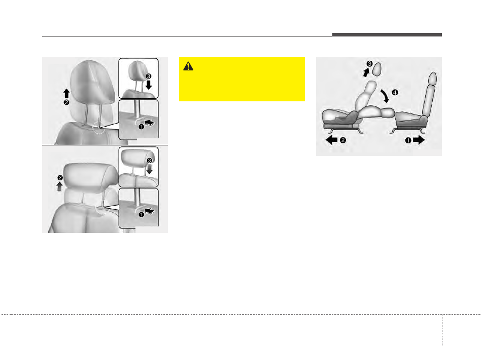 Features of your vehicle | KIA Sedona 2014 User Manual | Page 58 / 382