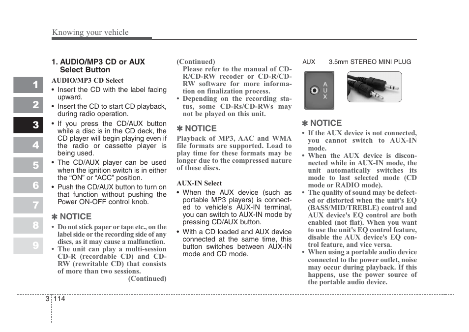 KIA Spectra_Spectra5 2008 User Manual | Page 124 / 298