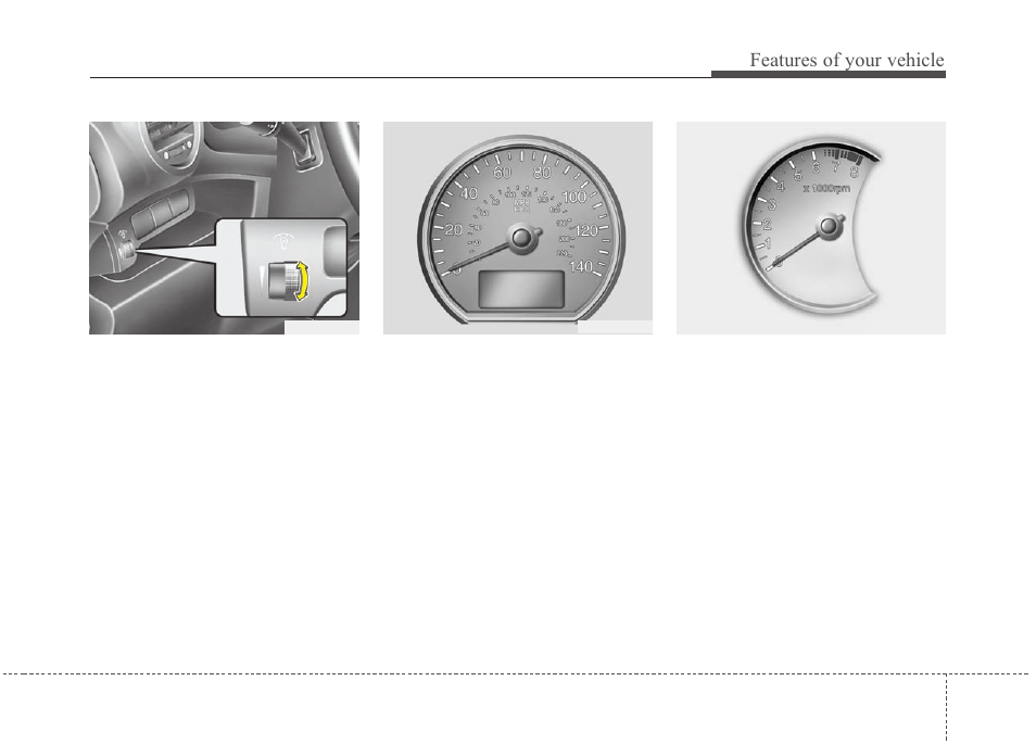 Features of your vehicle | KIA Rondo 2010 User Manual | Page 112 / 338