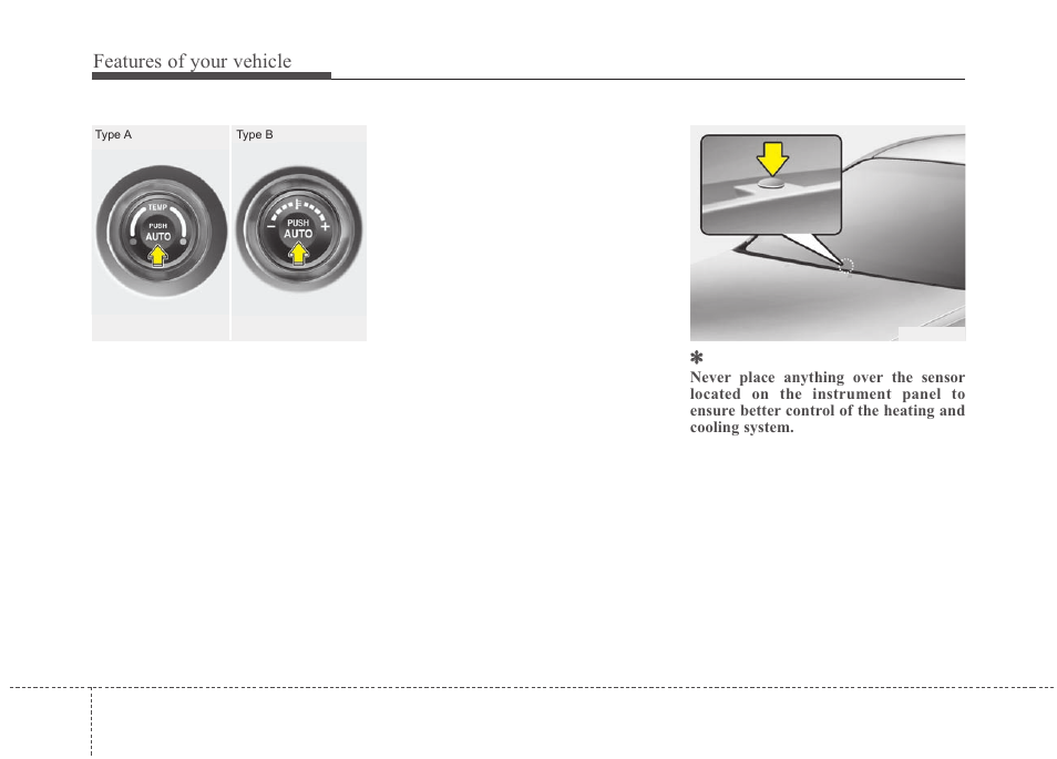 Features of your vehicle | KIA Rondo 2010 User Manual | Page 151 / 338