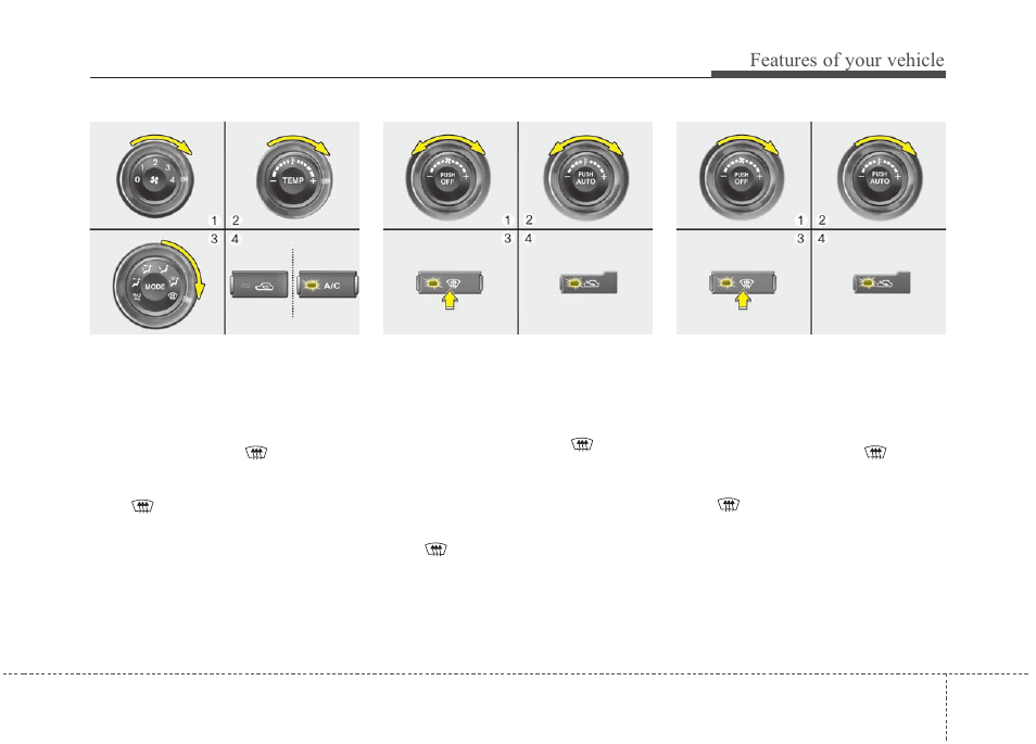 Features of your vehicle | KIA Rondo 2010 User Manual | Page 158 / 338