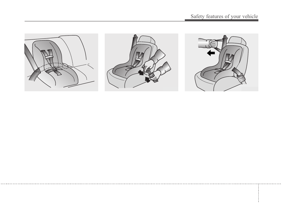 Safety features of your vehicle | KIA Rondo 2010 User Manual | Page 48 / 338