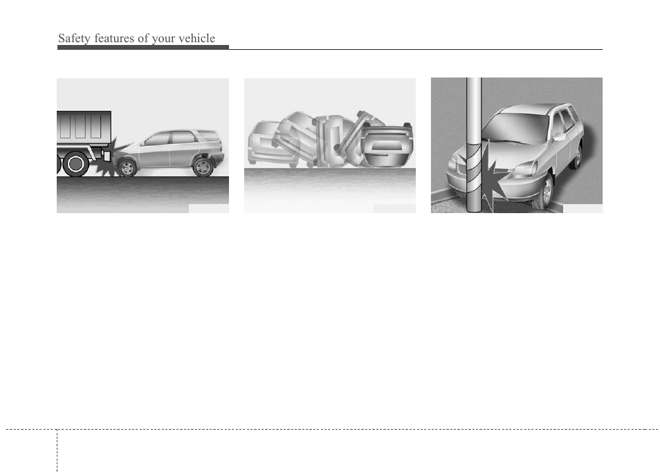 Safety features of your vehicle | KIA Rondo 2010 User Manual | Page 73 / 338