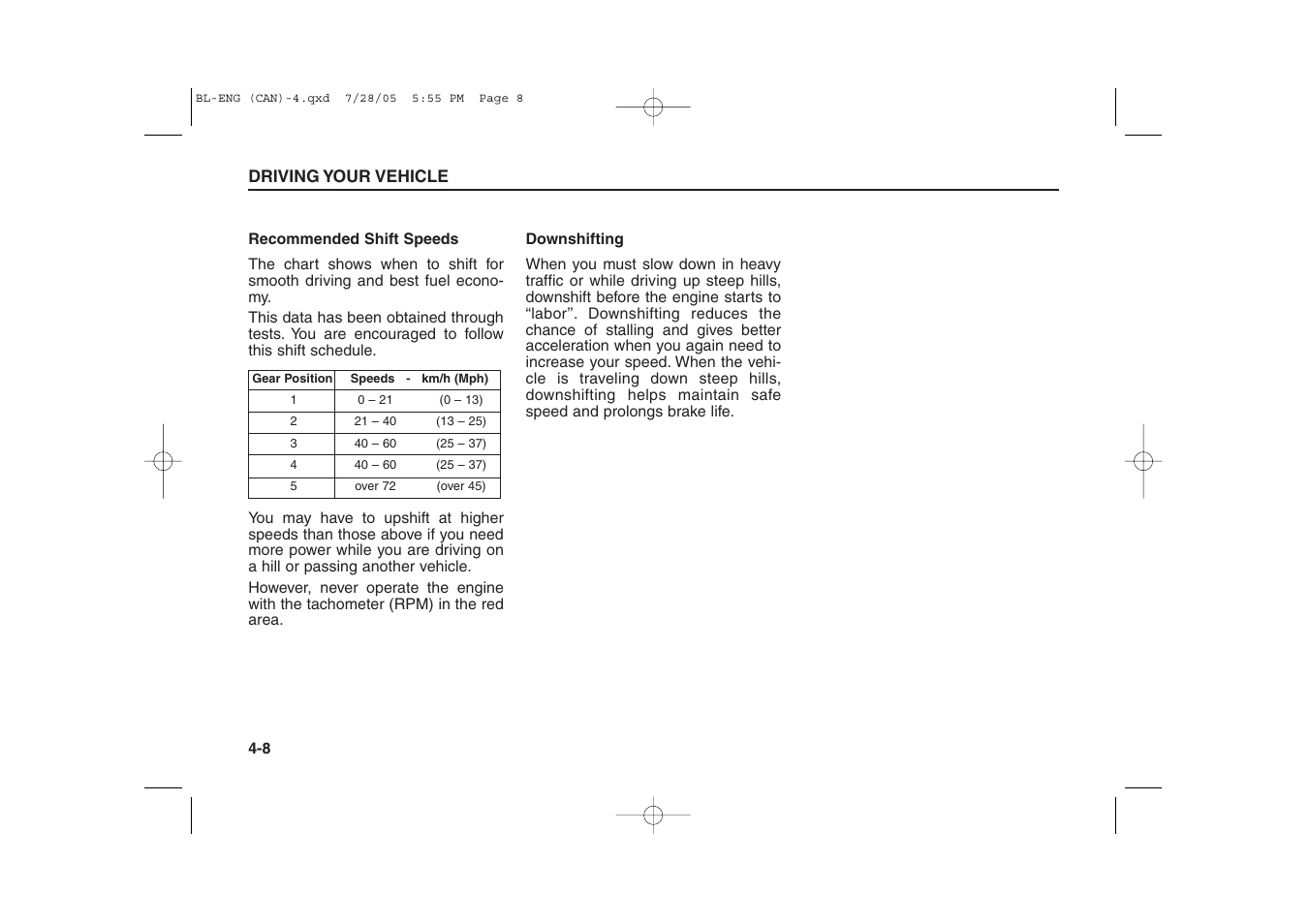 KIA Sorento 2006 User Manual | Page 106 / 312