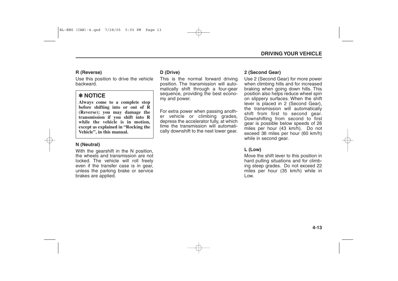 KIA Sorento 2006 User Manual | Page 111 / 312