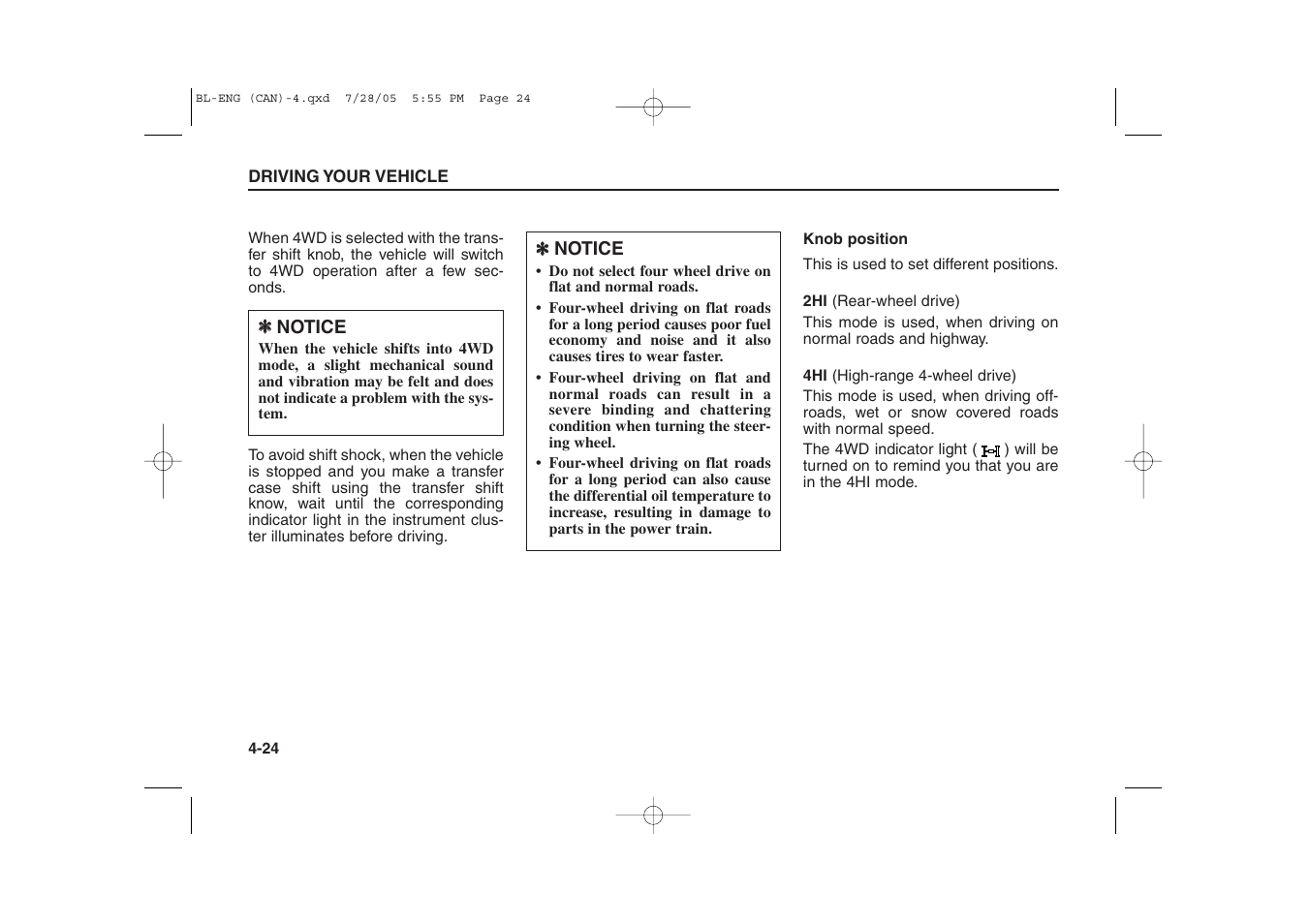 KIA Sorento 2006 User Manual | Page 122 / 312