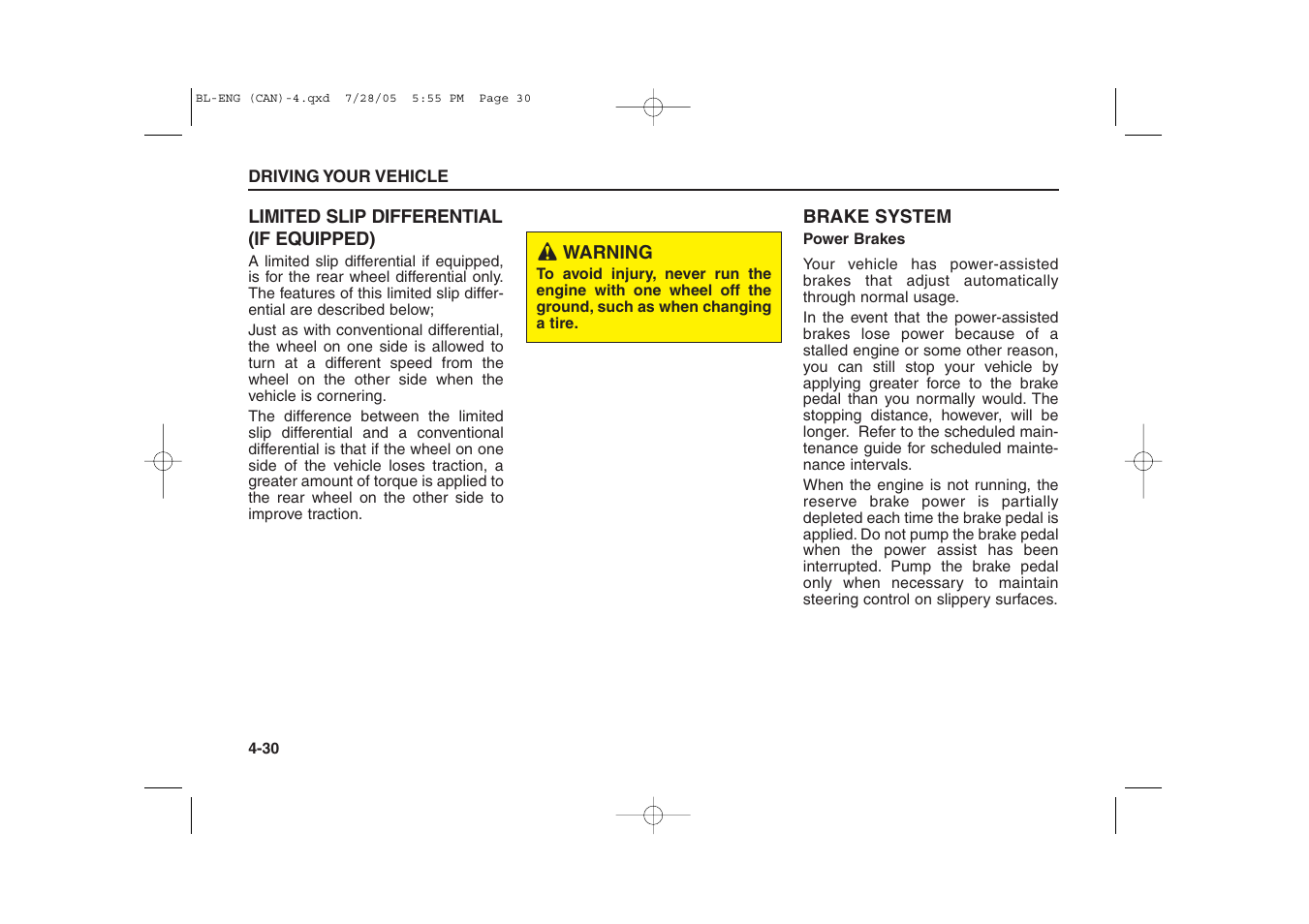 KIA Sorento 2006 User Manual | Page 128 / 312