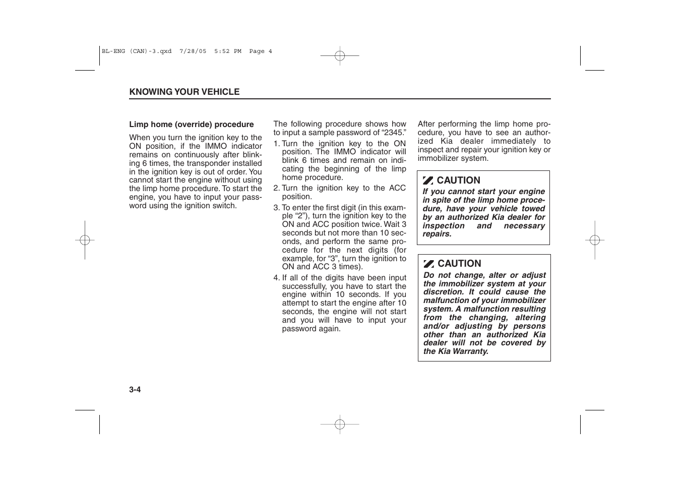 KIA Sorento 2006 User Manual | Page 13 / 312