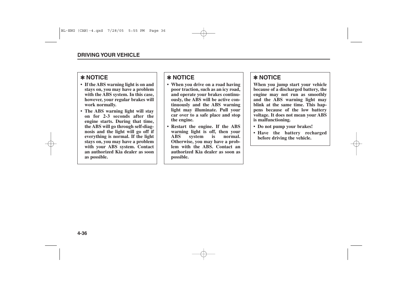 KIA Sorento 2006 User Manual | Page 134 / 312