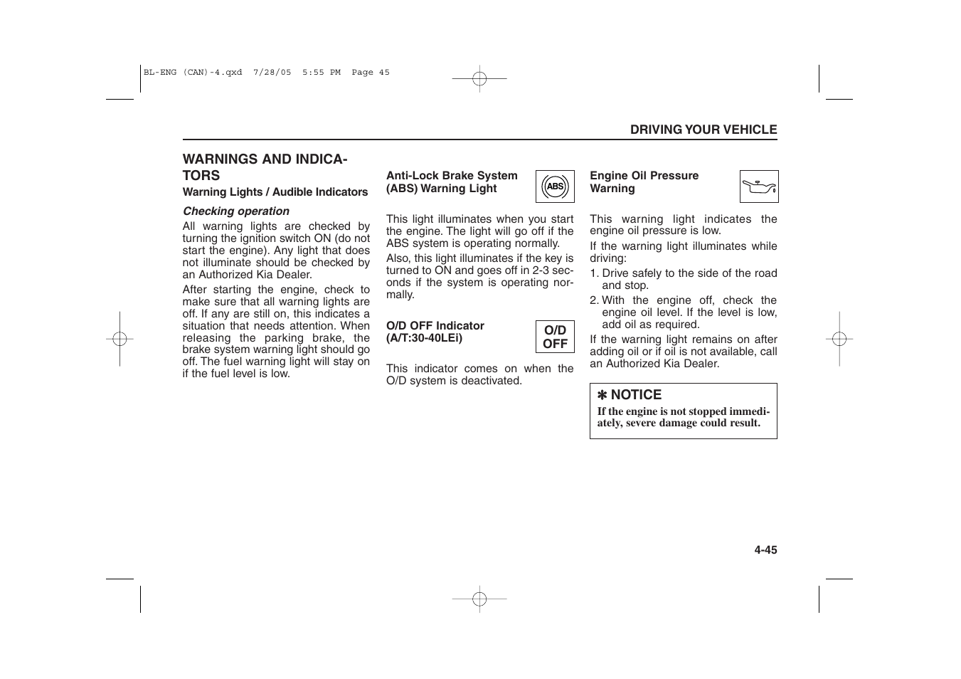 KIA Sorento 2006 User Manual | Page 143 / 312